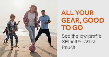 All your gear, good to go | See the low-profile SPIbelt™ Waist Pouch